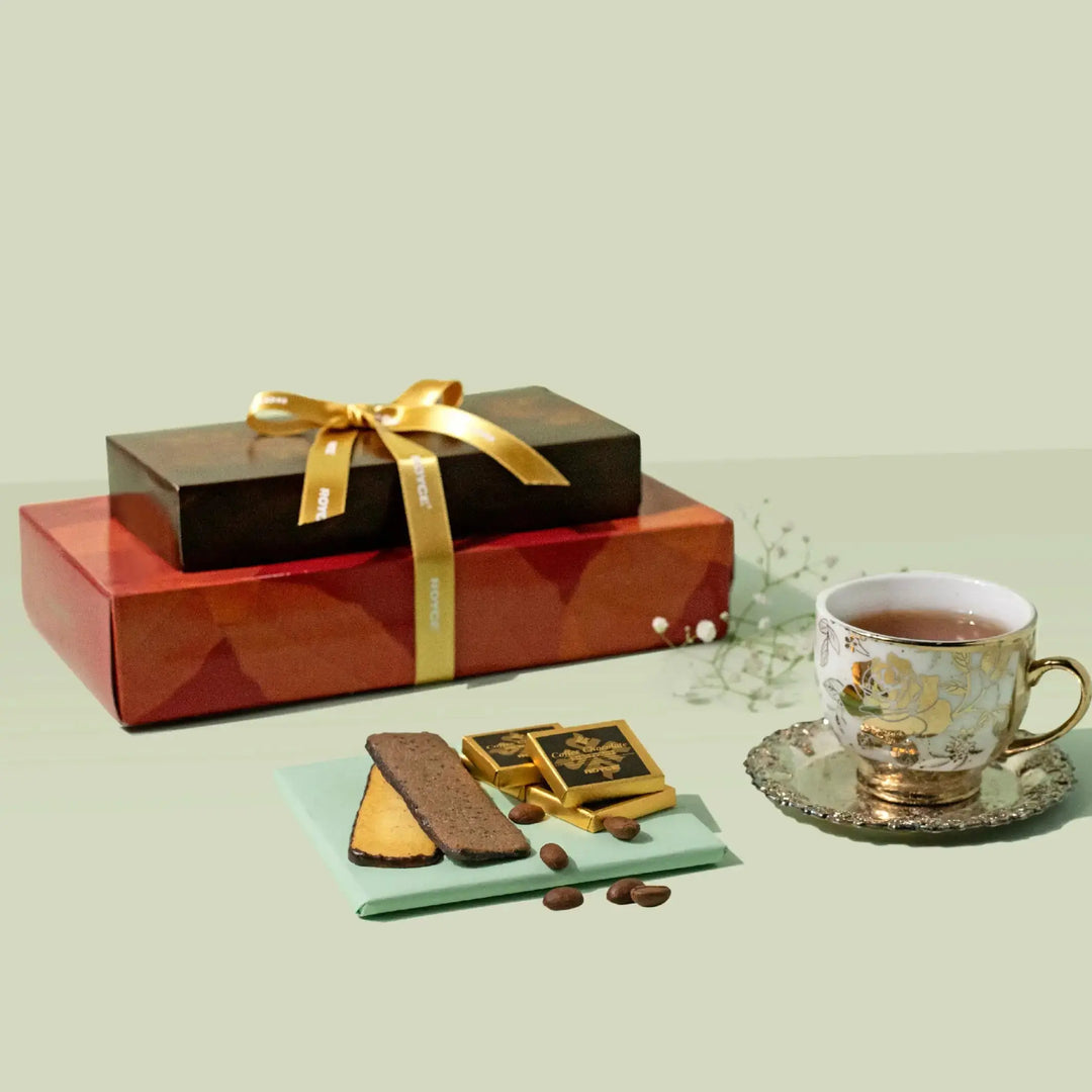 Company for her Cuppa by Royce' Chocolate India