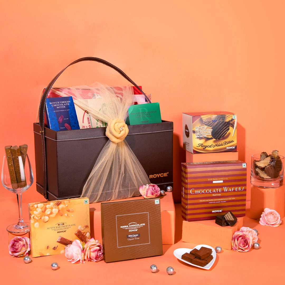Grand Treasure Gift Basket | Chocolate Gift Basket: ROYCE