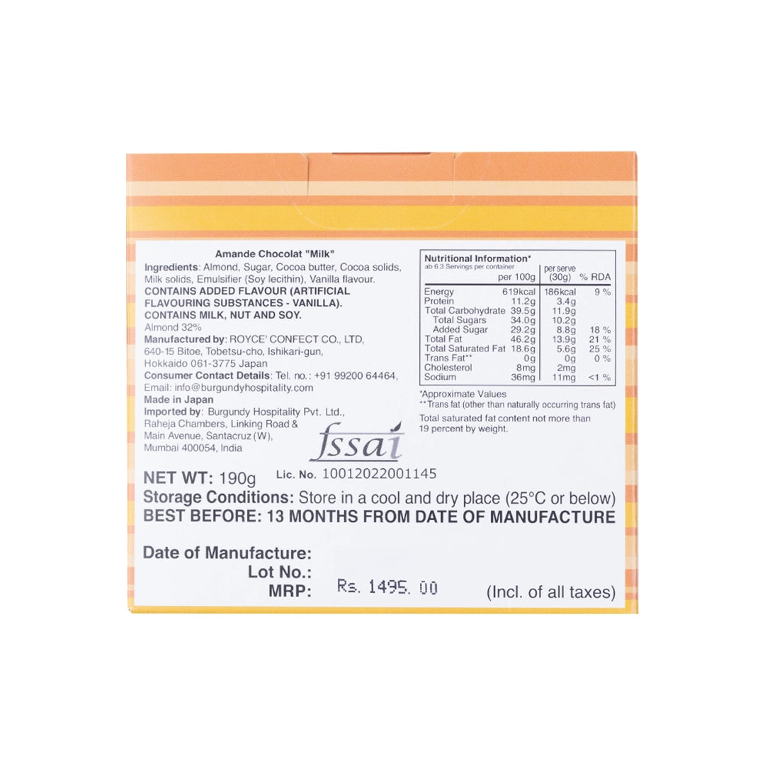 Amande Chocolat - Milk