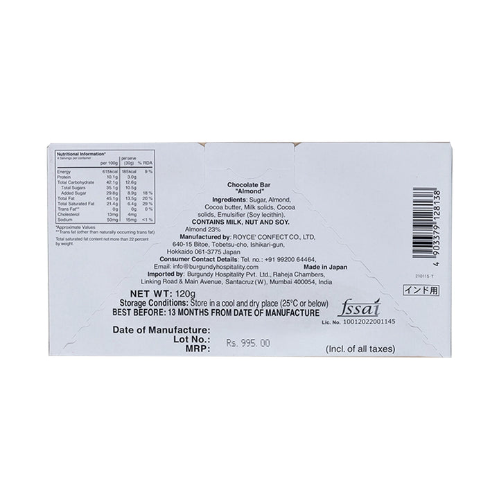 Chocolate Bar Almond