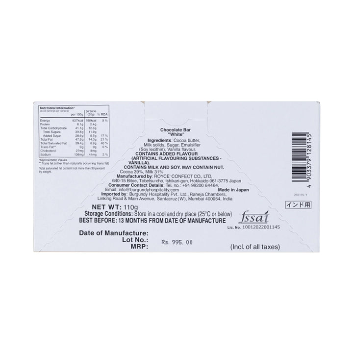 Chocolate Bar White