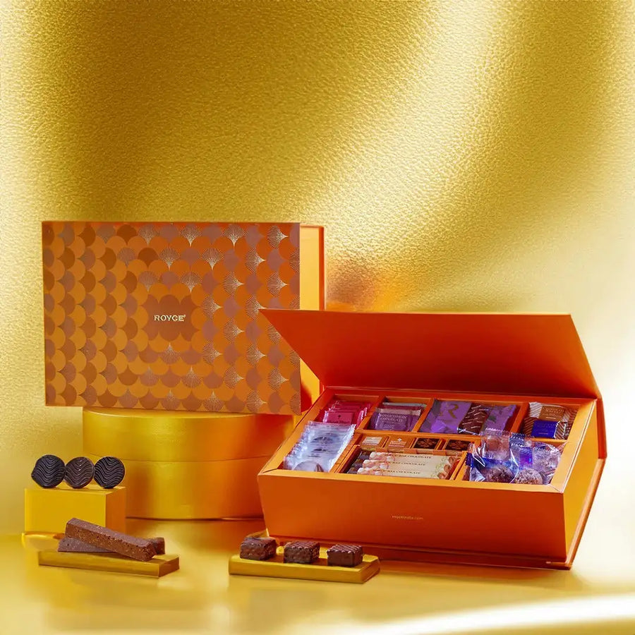 Chrome Celebration Box - Limited Edition By Royce chocolate India