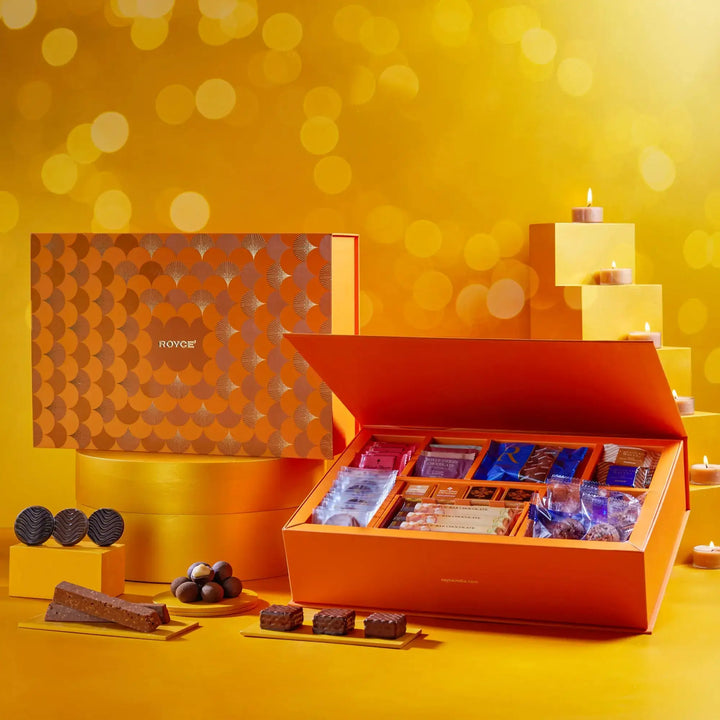 Chrome Celebration Box - Large By Royce chocolate India