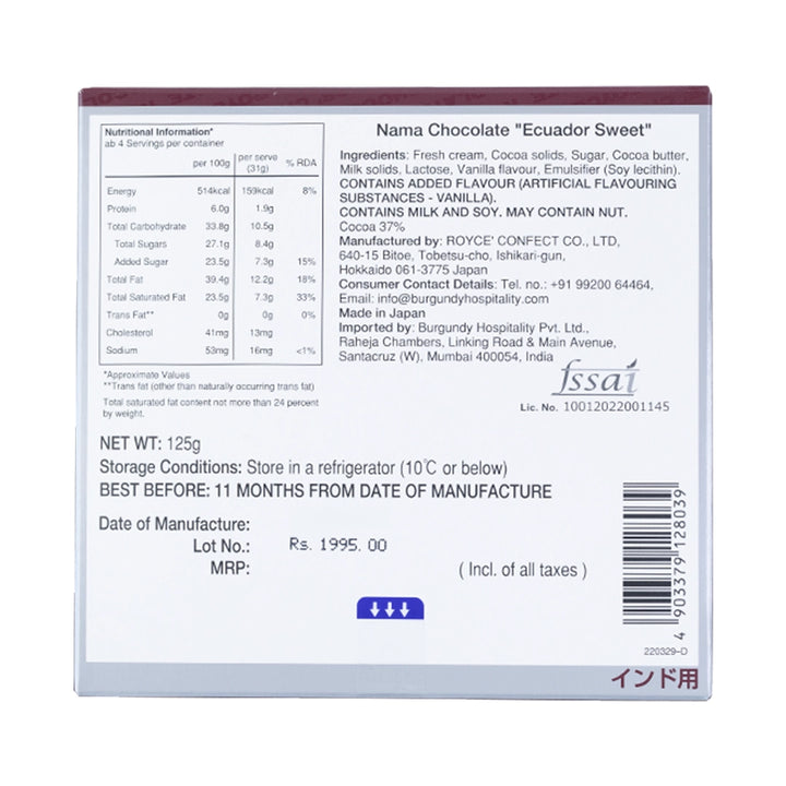 Nama Ecuador Sweet