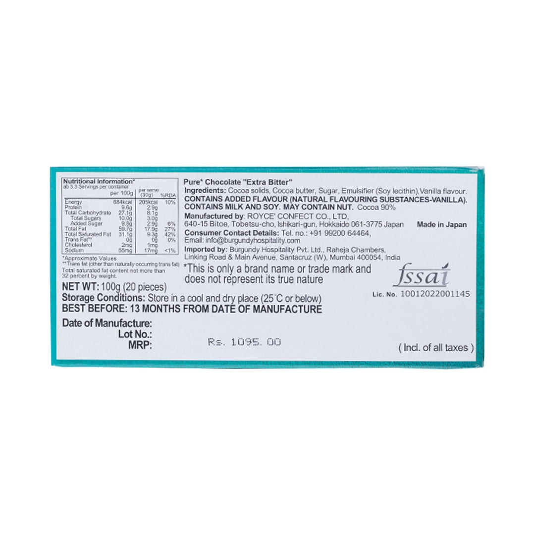 Pure Chocolate Extra Bitter