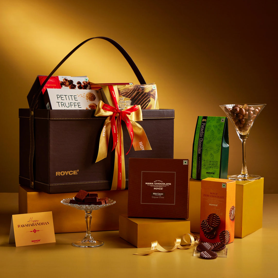 Rakhi with ROYCE' Gift Basket