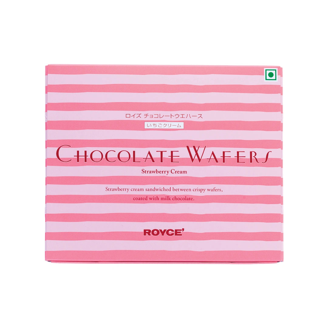 Chocolate Wafers Strawberry Cream